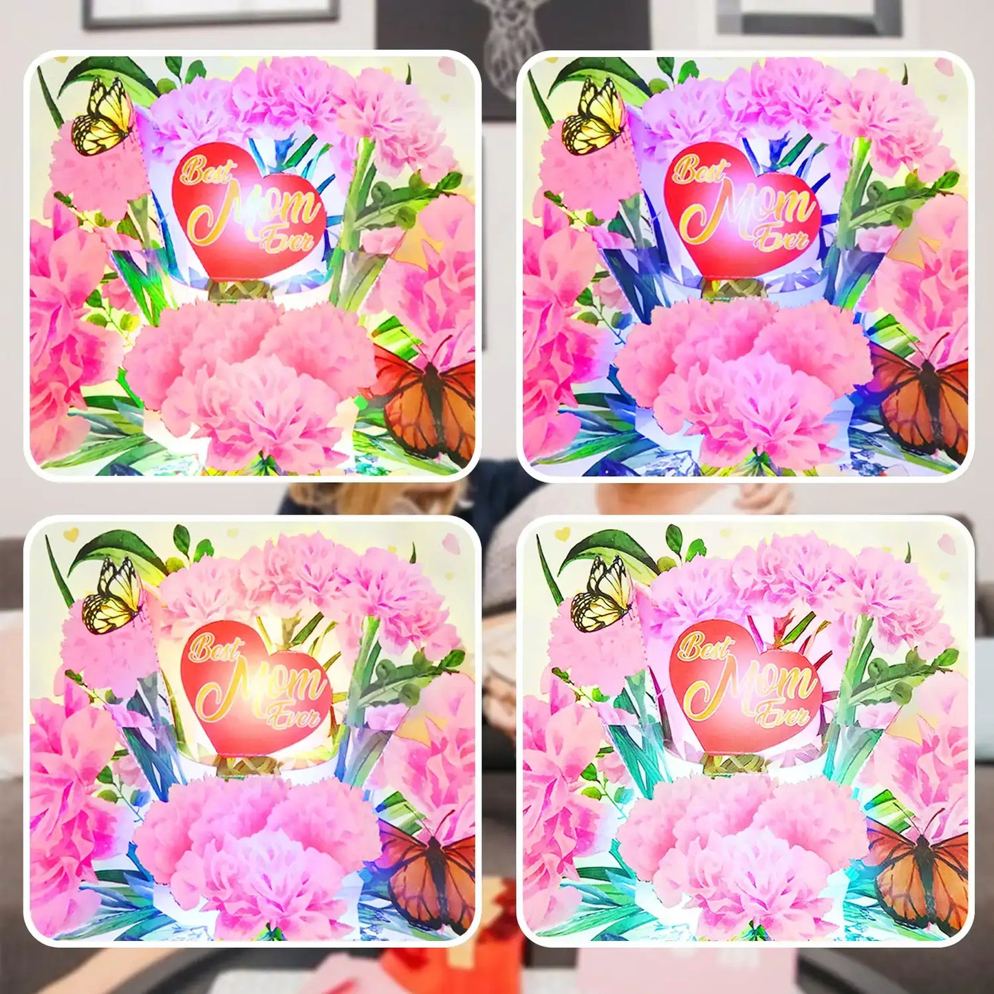 Musical Mother's Day Card with Pop-Up Flowers & music- 13.5in