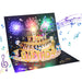 Pop-Up Musical Birthday Card with Blow LED Candle -7.87x5.9in